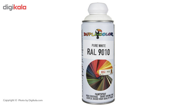 اسپری رنگ سفید دوپلی کالر مدل RAL 9010 حجم 400 میلی لیتر