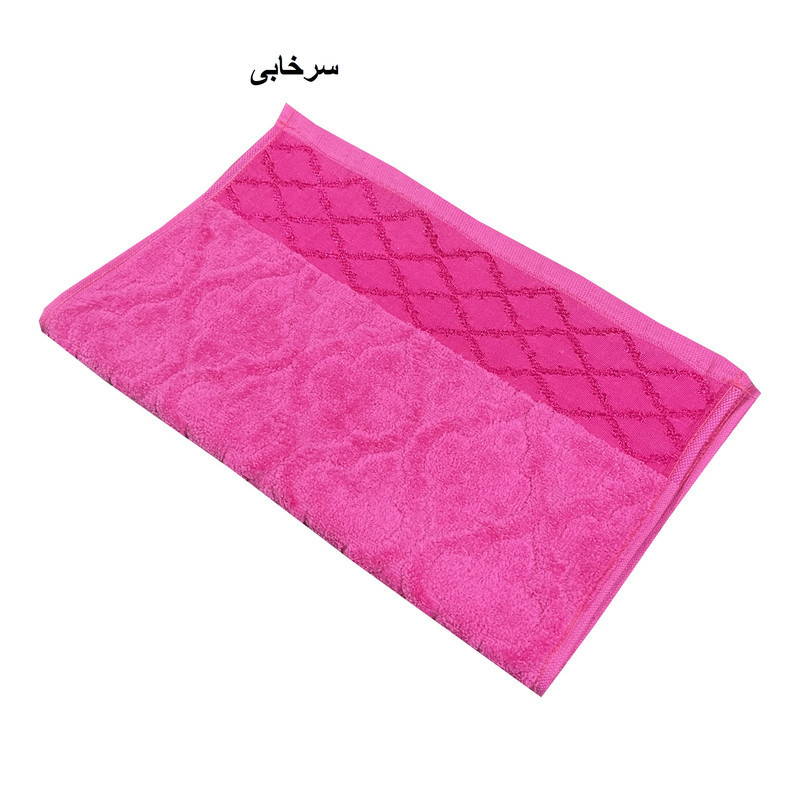 حوله دست و صورت ماندگار مدل MQ سایز 60x30 سانتی متر