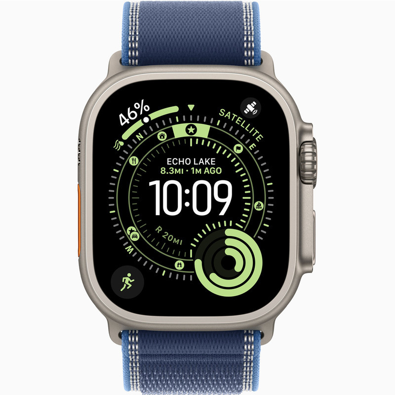 ساعت هوشمند 49 میلی متری اپل مدل Ultra 3 Natural Titanium Case با بند Trail