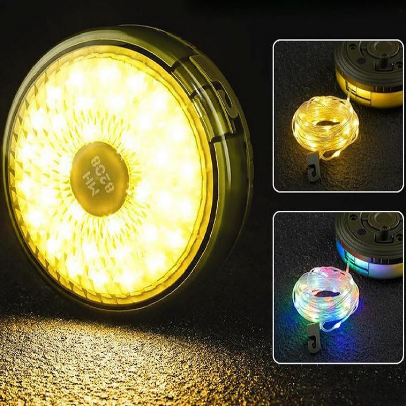 چراغ چادر ریسه دار شارژی مدل MH-10