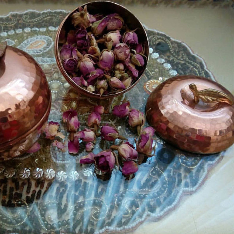 قندان مسی طرح انار کد ZH05.2