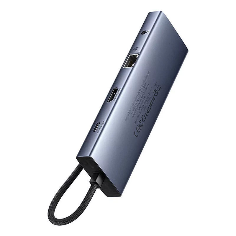 هاب 10 پورت USB-C بیسوس مدل Clarity New 4K 60HZ