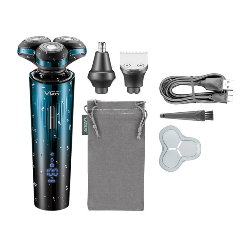 ماشین اصلاح موی سر و صورت شارژی وی جی ار مدل V-303