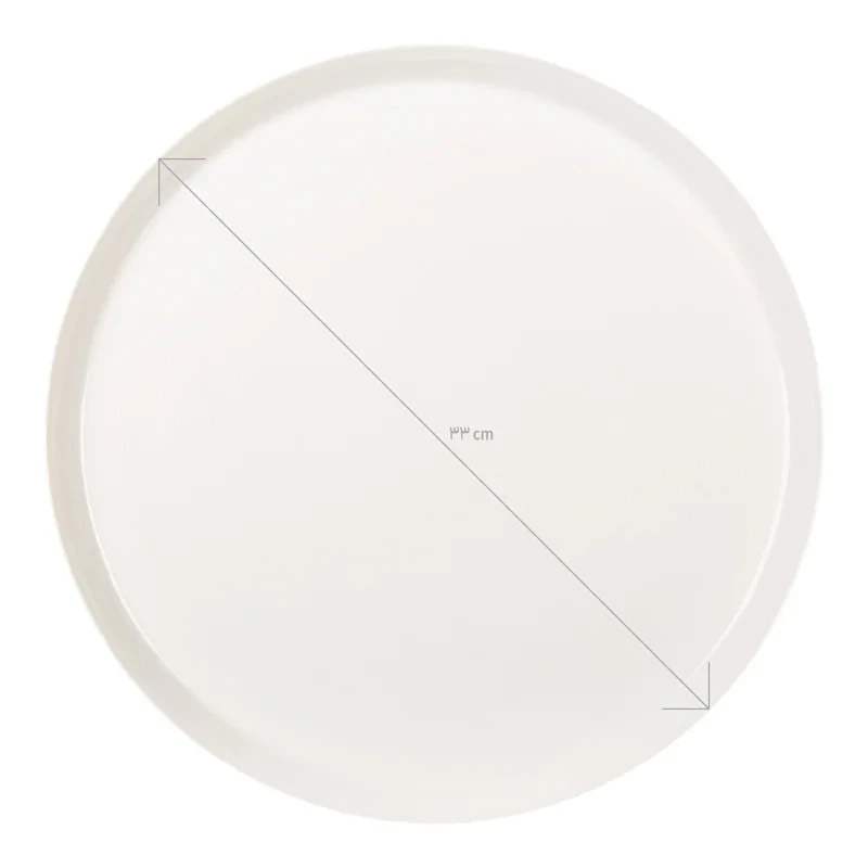 دیس چینی زی‌فرم S 33 درجه 3، مناسب سرو و پذیرایی، شستشو در ماشین ظرفشویی، بدنه FDC، شماره ثبت اختراع 88626
