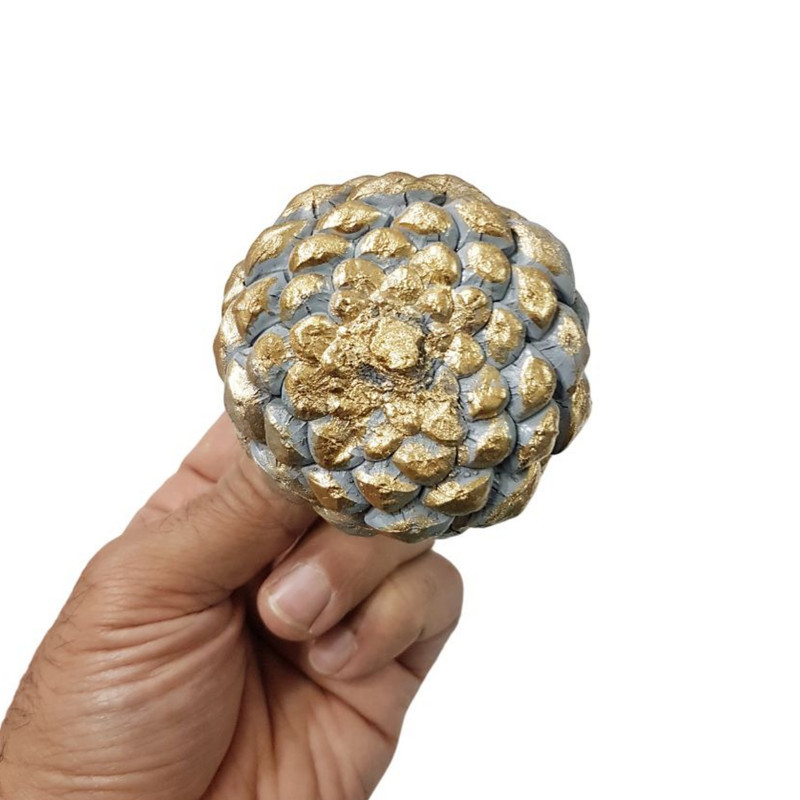 میوه تزئینی مدل پتینه کاج مجموعه 5 عددی