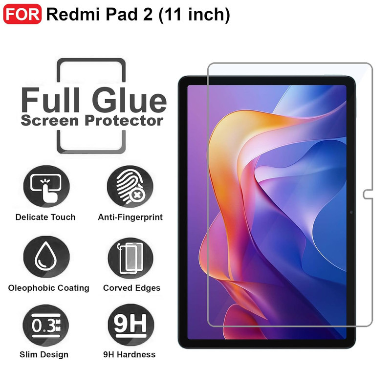 محافظ صفحه نمایش شیشه ای مدل TabG مناسب برای تبلت شیائومی Redmi Pad 2 11 inch