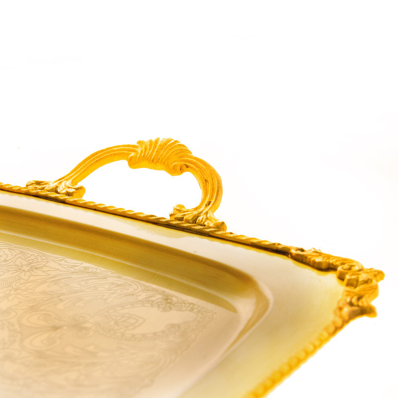 سینی مدل ترنج مربعی کد 8473