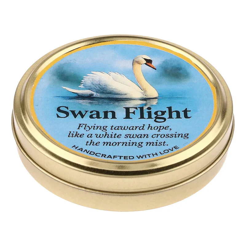 شمع کاسه ای معطر مدل Swan Flight با رایحه چوب زمان اتمام 5 ساعت