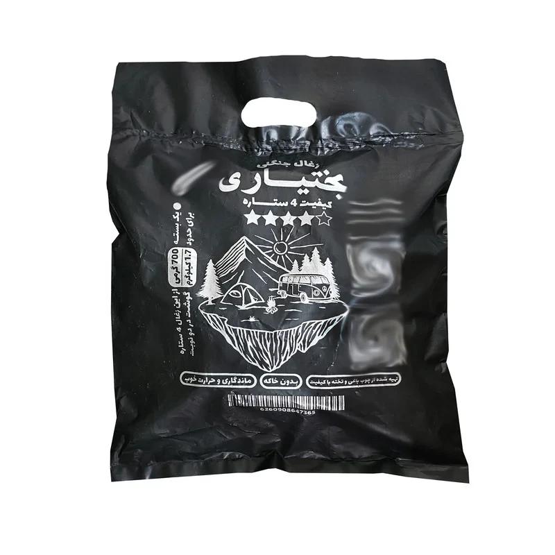 زغال کبابی بختیاری مدل 4 ستاره وزن 700 گرم