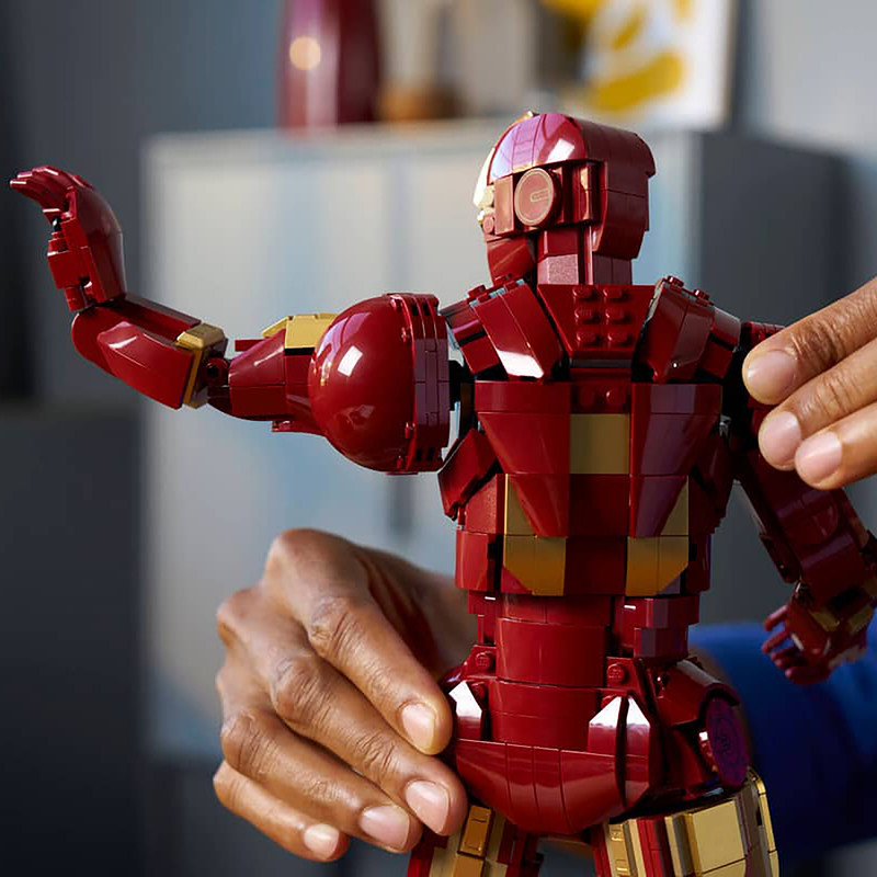لگو 1297 تکه سری Marvel مدل Iron Man Mark 3 Collectors' Edition کد 76344