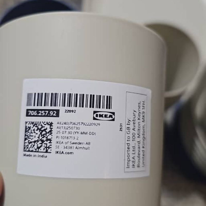 لیوان ایکیا مدل VITABBORRE