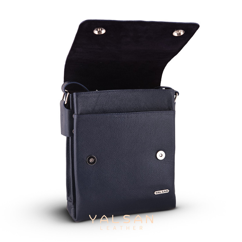 کیف رودوشی مردانه چرم یلسان مدل رادمان کد 044-MC-06 دارای 5 محفظه