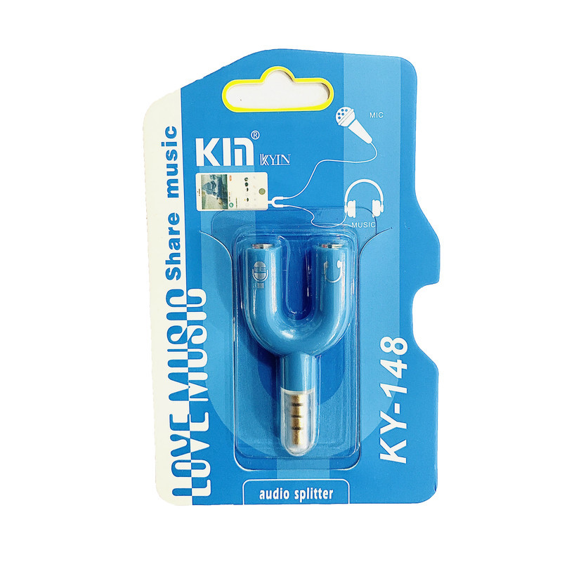 مبدل میکروفون و هدفون کین مدل KY-148