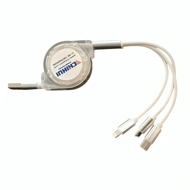کابل تبدیل USB به microUSBUSB-Cلایتنینگ مدل WWQ-60 طول 1 متر