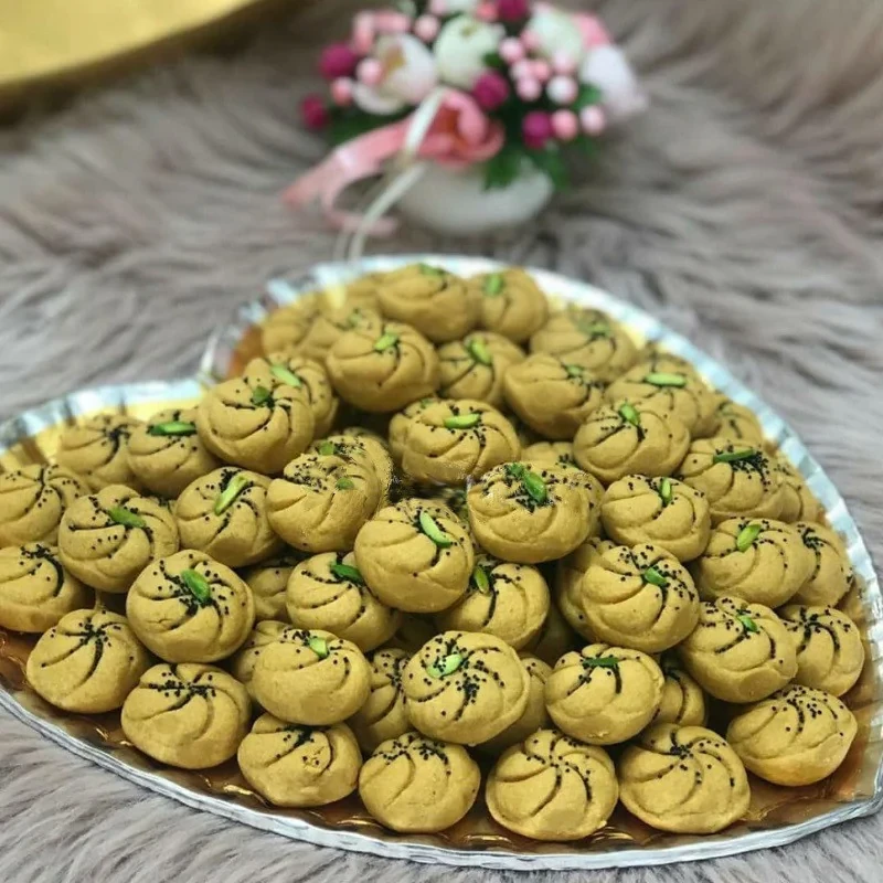 قالب شیرینی بهگز مدل نان نخوچی