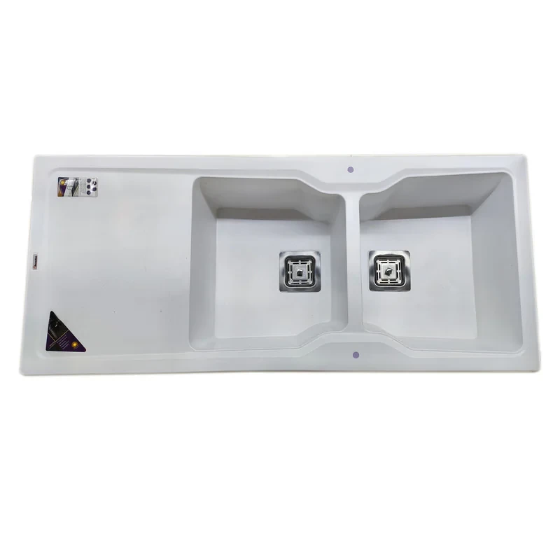 سینک ظرفشویی پارادایز مدل ITALY-408-WHITE-AKLIL توکار