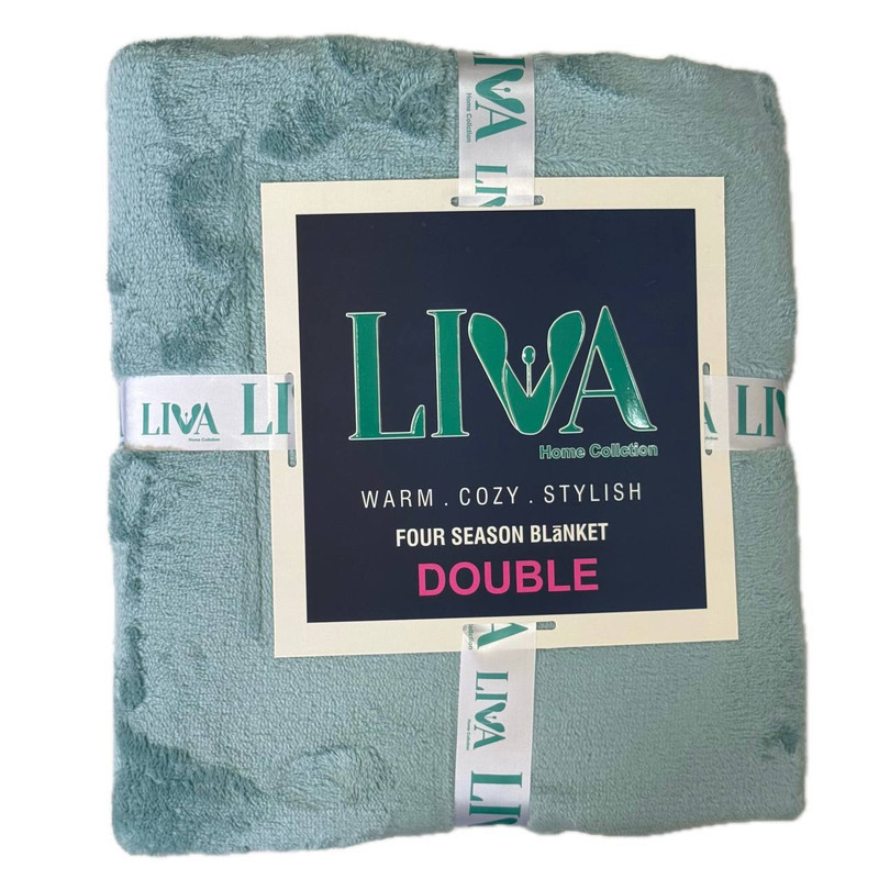 پتو مسافرتی 2 نفره مدل LIVA سایز 220x200 سانتی‌متر