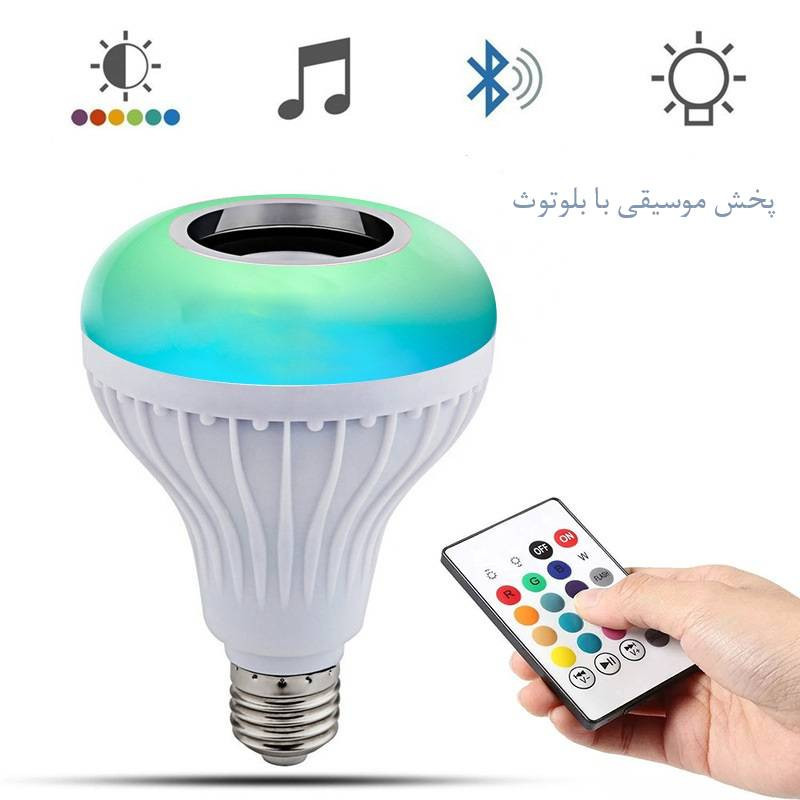 لامپ و اسپیکر هوشمند مدل MUSIC-LED