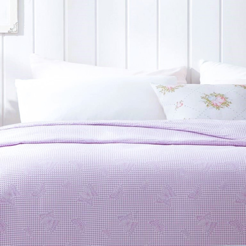 روتختی دو نفره انگلیش هوم مدل Butterflies سایز 230x220 سانتی‌متر