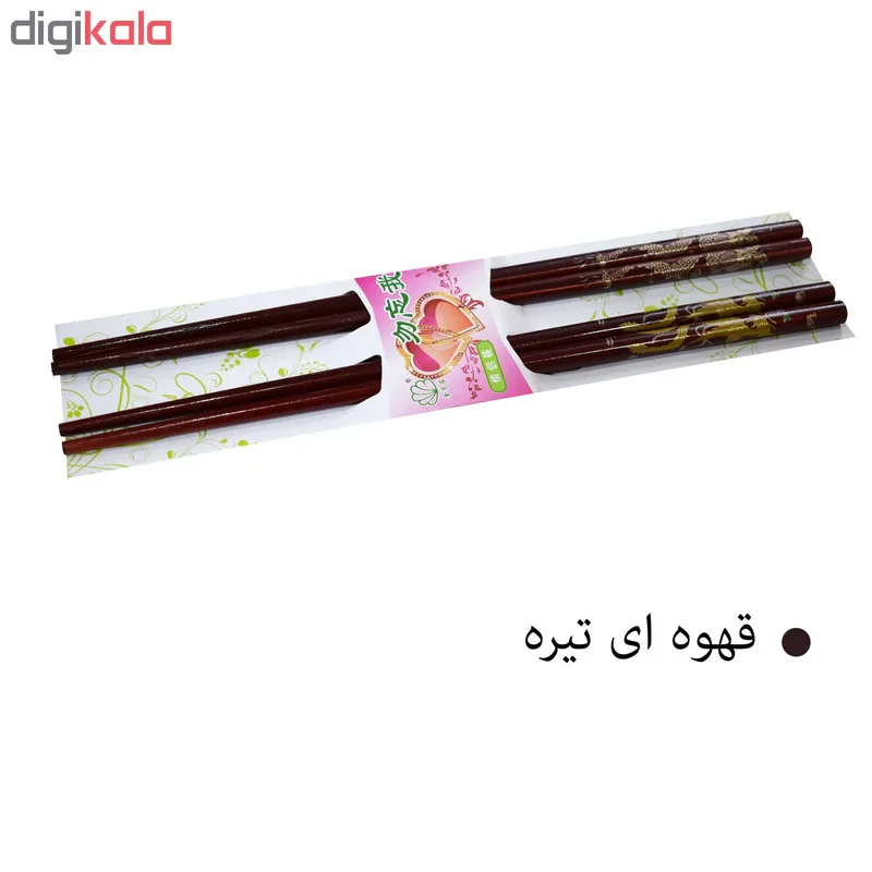 چوب غذاخوری چاپستیک مدل 001 بسته 4 عددی