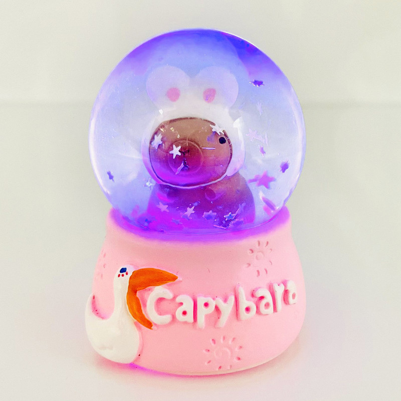 گوی چراغ‌دار مدل مینی Capybara طرح کوالا خرگوش عاشق کد D1623.15