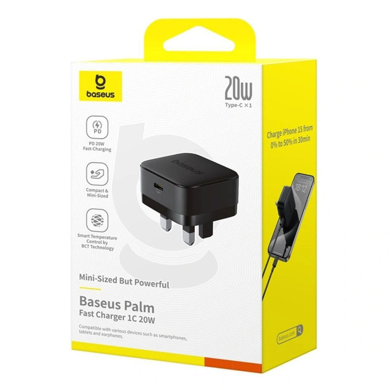 شارژر دیواری 20 وات بیسوس مدل Palm Mini