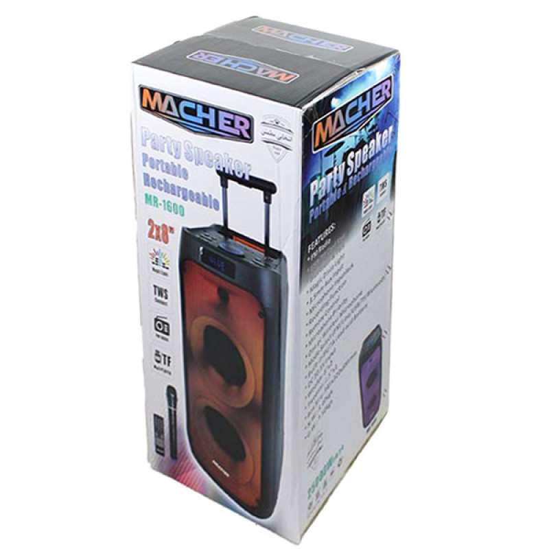 اسپیکر بلوتوثی قابل حمل مچر مدل MR-1600