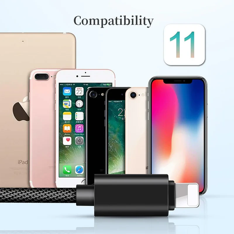 کابل تبدیل USB به لایتنینگ ایکس لول مدل PALM طول 0.18 متر