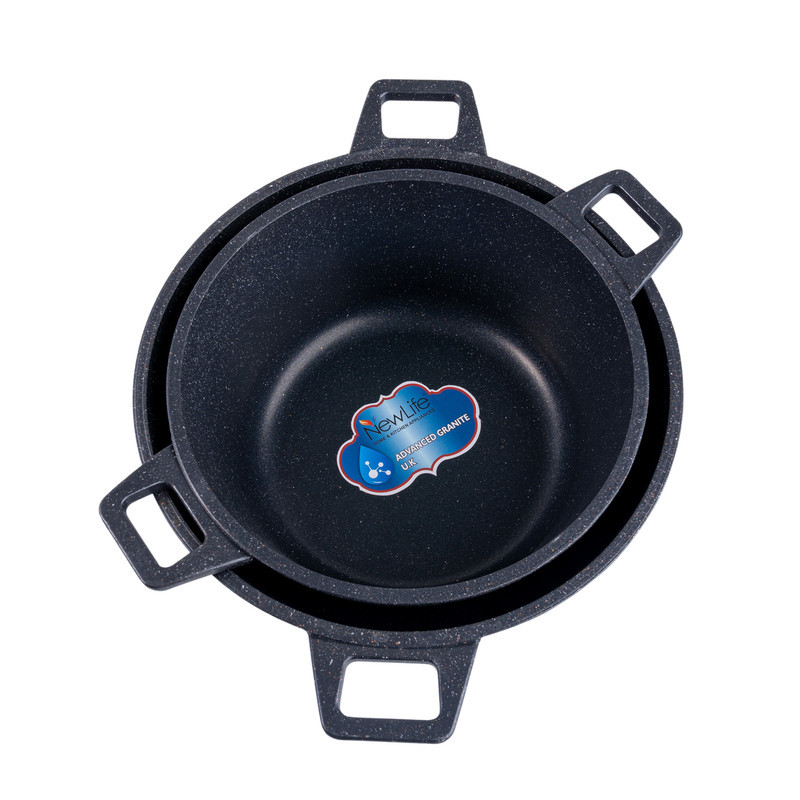 سرویس قابلمه گرانیتی 8 پارچه نیو لایف مدل AFRA-6309