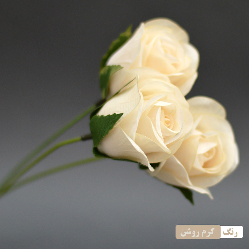 گل مصنوعی مدل سرگل رز بسته ده عددی