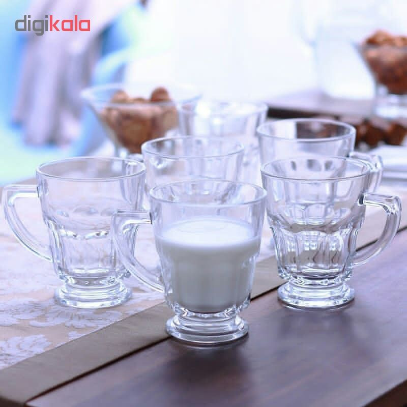 لیوان پاشاباغچه مدل Casablanca 55202 تحت لیسانس بسته 6 عددی
