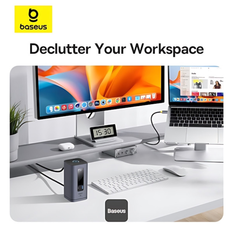 هاب 10 پورت USB-C بیسوس مدل B-Spectmate-10