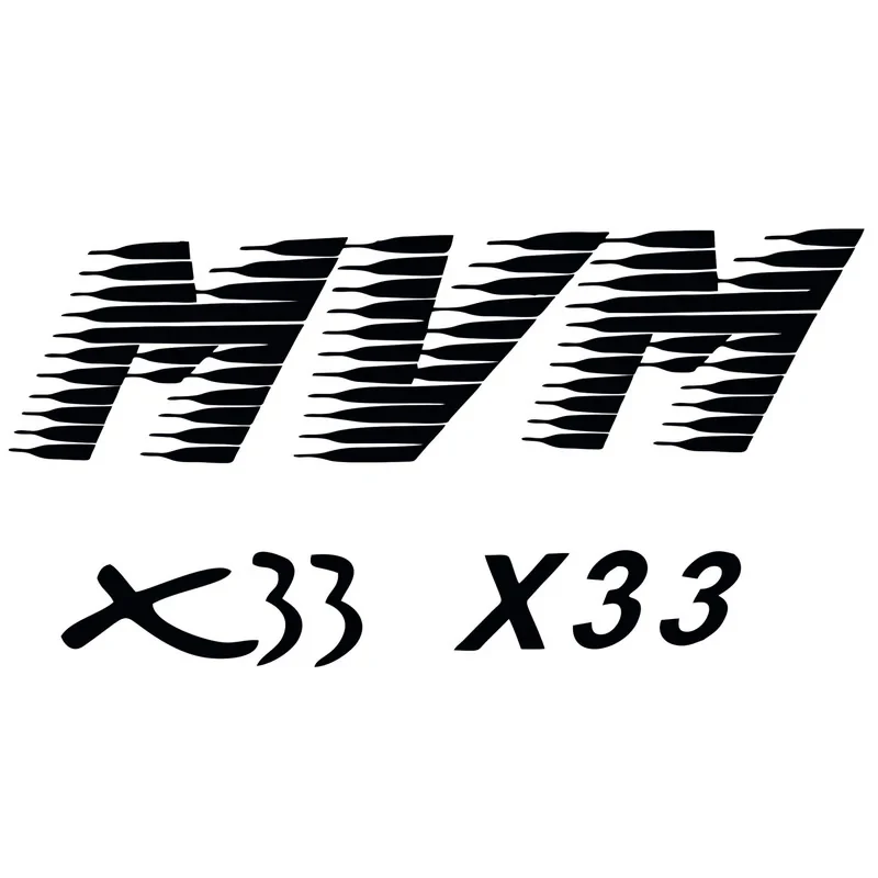 برچسب خودرو قاب زاپاس طرح mvm x33