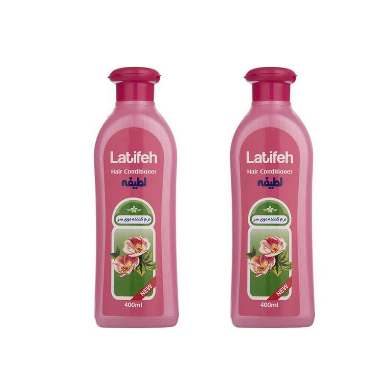 نرم کننده مو لطیفه مدل sh0098.2 حجم400 میلی لیتر بسته 2 عددی