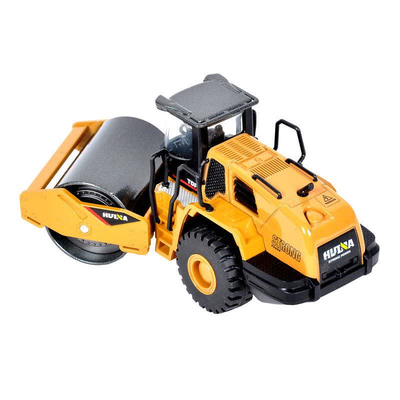 ماکت ماشین ناب سل مدل غلطک فلزی راهسازی هوینا کد HUINA 1715 ROAD CONSTRACTION  METAL ROAD ROLLER SCALE 1:50