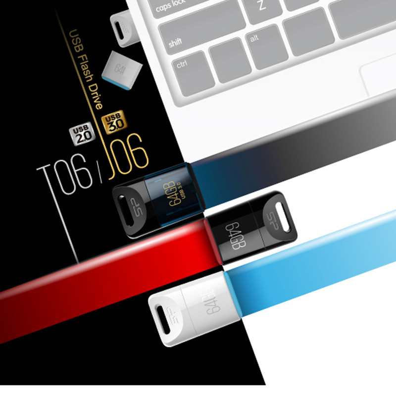 فلش مموری سیلیکون پاور مدل Touch T06 ظرفیت 32 گیگابایت، سازگار با ویندوز و مک، ابعاد کوچک و وزن 3.6 گرم