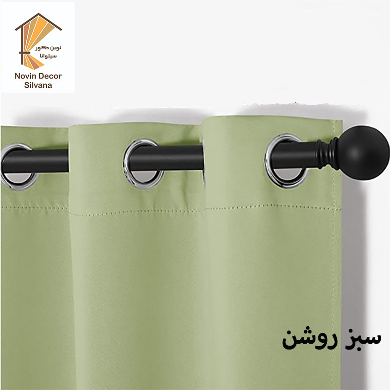 پرده نوین دکور سیلوانا مدل کتان 3 سایز 300x280 سانتی‌متر