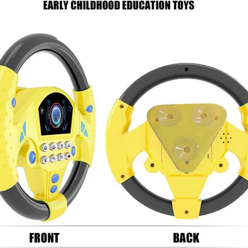 اسباب بازی ناب سل مدل فرمان ماشین داشبوردی موزیکال Musical steering wheel