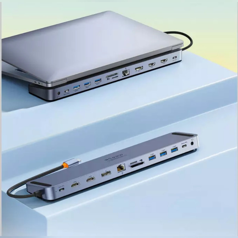 هاب 11 پورت USB-C باسئوس مدل BS-OH060