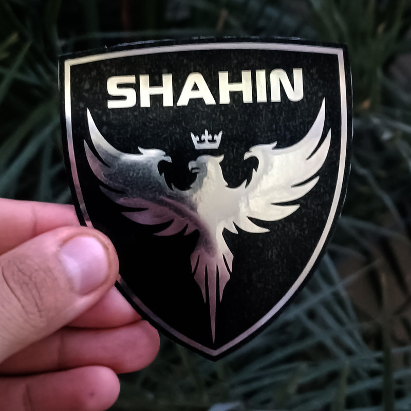 برچسب بدنه خودرو طرح شاهین کد SHL