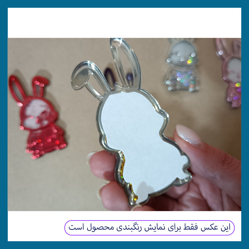 استیکر تزئینی موبایل و تبلت دراگون قاب مدل خرگوش