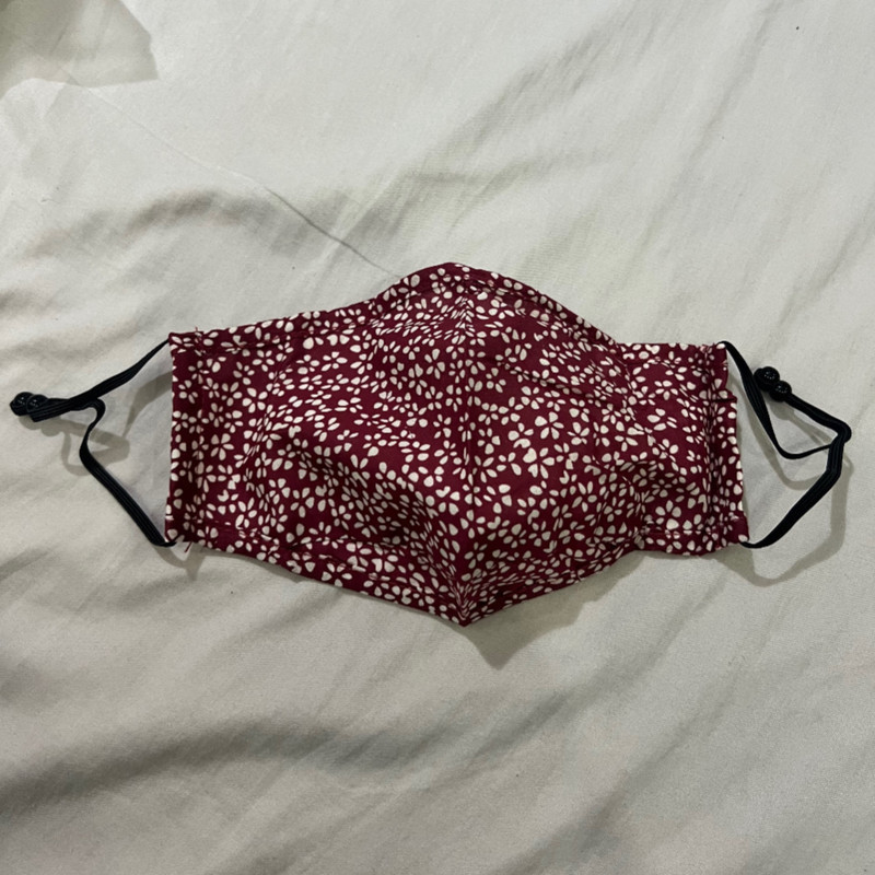 ماسک پارچه‌ای دو لایه آی ام مدل Bo90 بسته 6 عددی