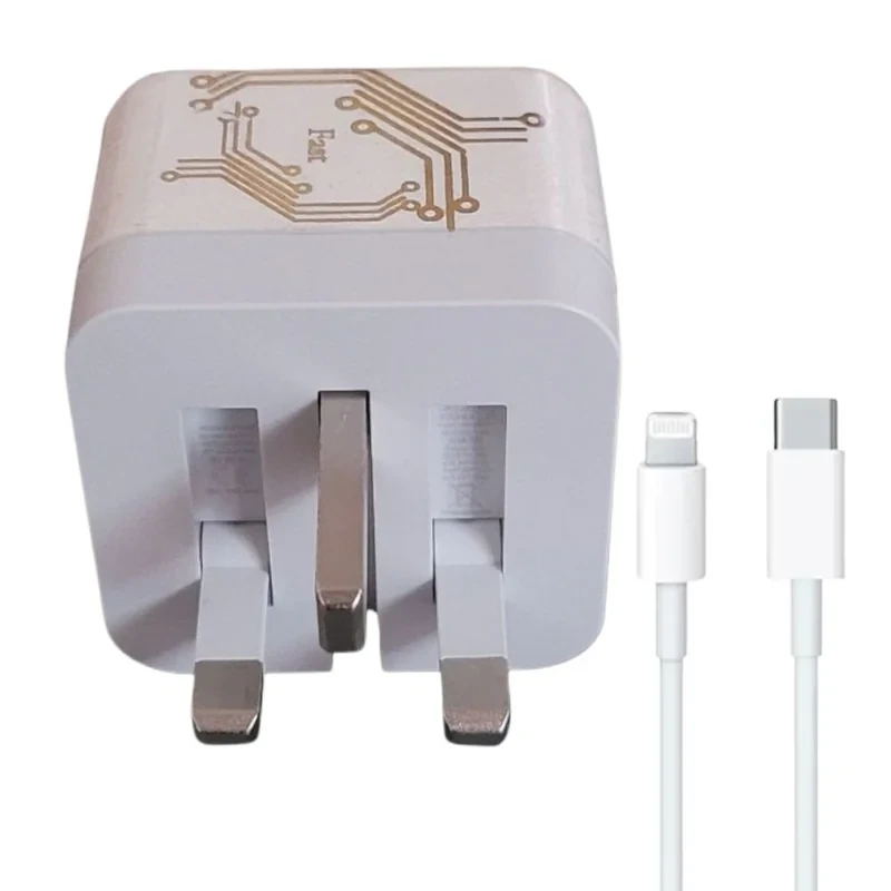 شارژر دیواری 35 وات مدل iph45 به همراه کابل USB-C به لایتنینگ