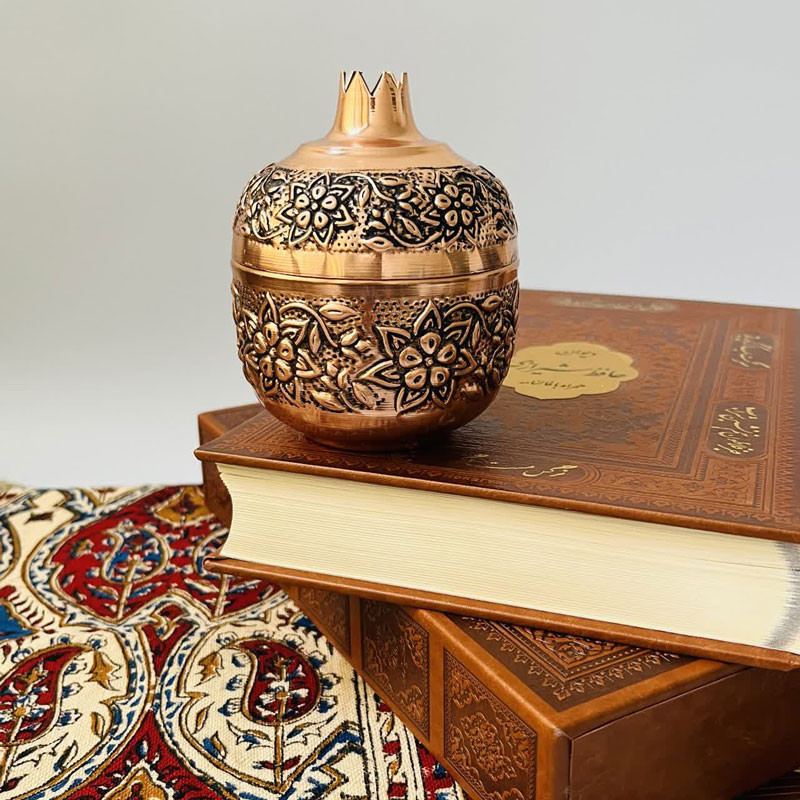 قندان مسی مدل انار کد ZH416.1