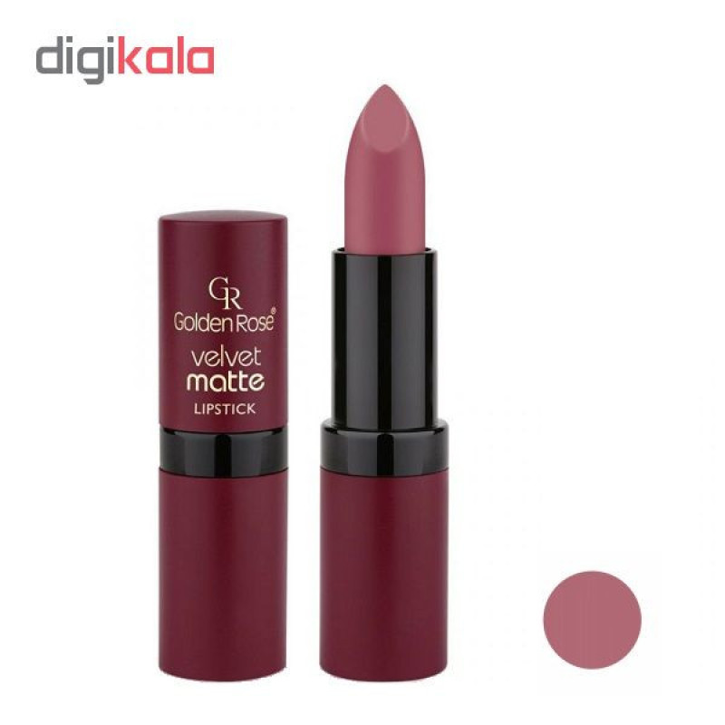 رژ لب گلدن رز مدل Velvet شماره 14