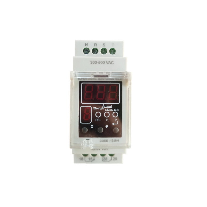 رله سوپر کنترل فاز دیجیتال سری N شیوا امواج مدل DMJN-600 کد 13JN4