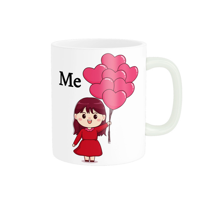 ماگ ناریکو طرح فانتزی مدل ست عاشقانه me , you کد 07 مجموعه دو عددی