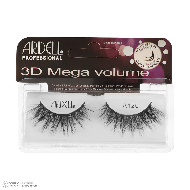 مژه مصنوعی سه‌بعدی آردل مدل 3D Mega Volume A120