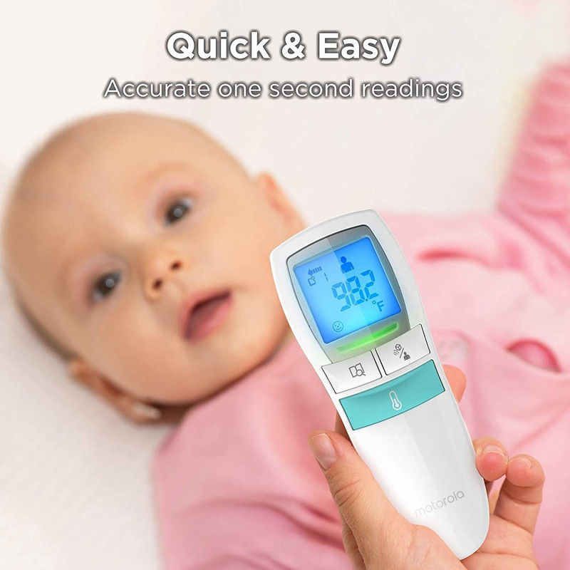 تب‌سنج و دماسنج کودک موتورولا مدل Non-Contact Baby Forehead-Body, Food or Liquid Temperature