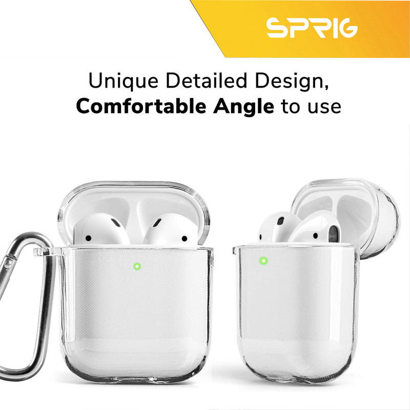 کاور اسپریگ مدل Transparent Guard مناسب برای کیس اپل ایرپاد Airpods 1  Airpods 2